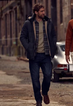 Geruit overshirt van twillstof