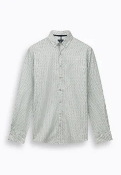 Gestreept poplin overhemd