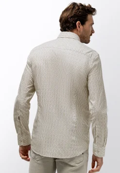 Gestreept poplin overhemd