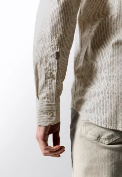 Gestreept poplin overhemd