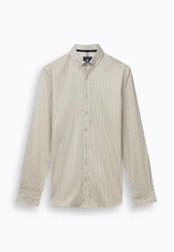 Gestreept poplin overhemd