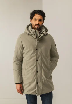Gewatteerde parka met capuchon