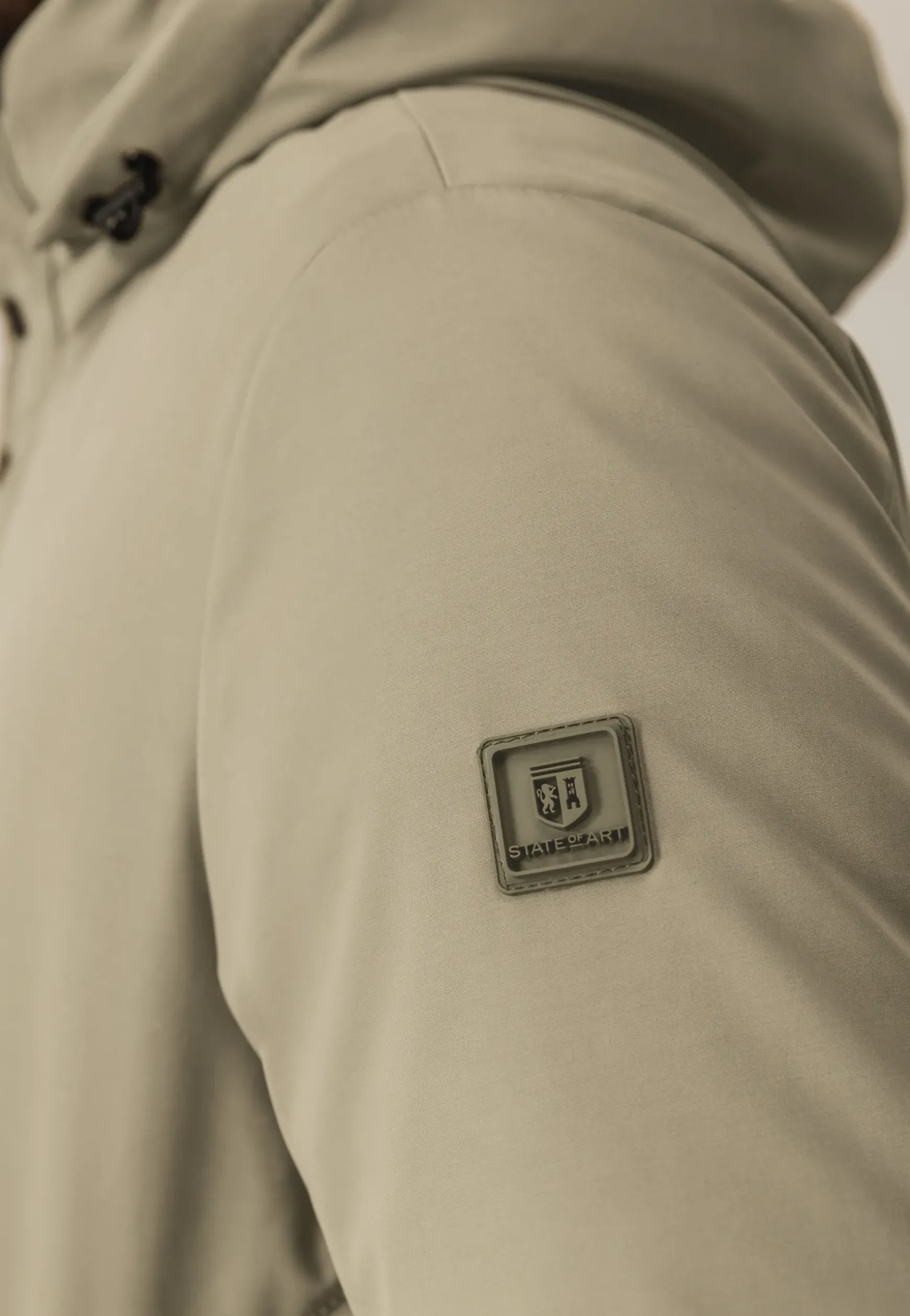Gewatteerde parka met capuchon
