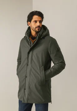 Gewatteerde parka met capuchon