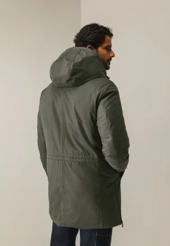 Gewatteerde parka met capuchon
