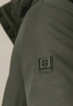 Gewatteerde parka met capuchon