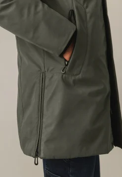 Gewatteerde parka met capuchon