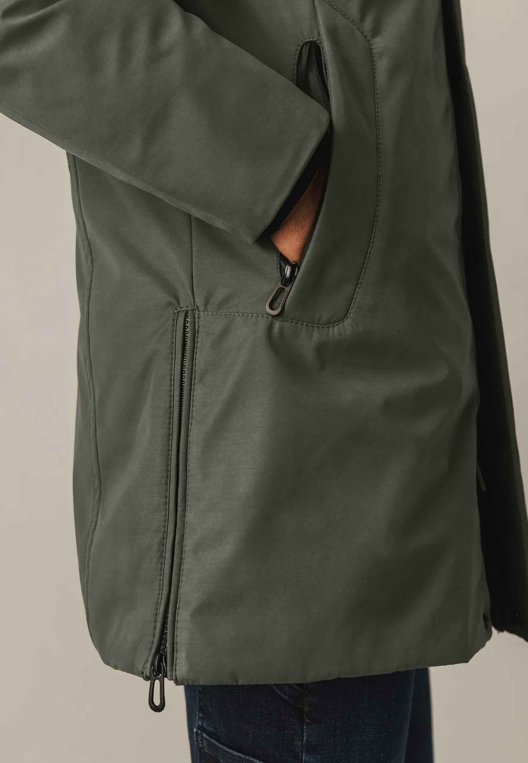 Gewatteerde parka met capuchon