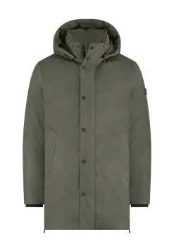 Gewatteerde parka met capuchon
