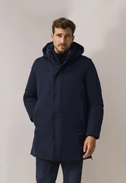 Gewatteerde parka met capuchon