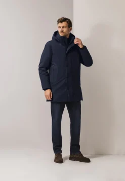 Gewatteerde parka met capuchon