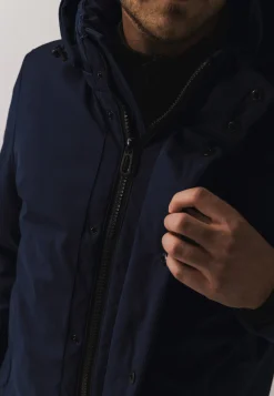 Gewatteerde parka met capuchon