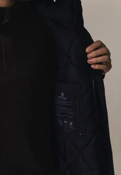 Gewatteerde parka met capuchon