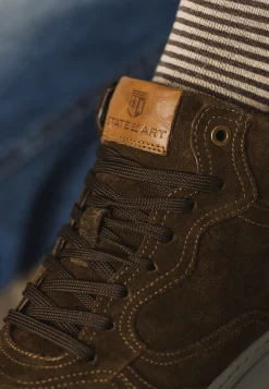 HARVEY halfhoge suède boot
