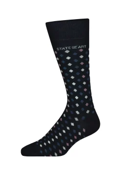 Jacquard sokken met een ruitpatroon