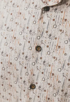 Jersey overhemd met all-over print