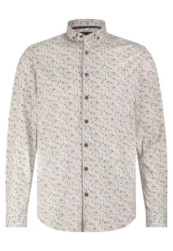 Jersey overhemd met all-over print