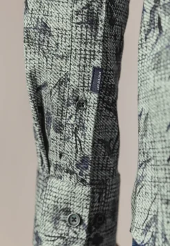 Jersey overhemd met all-over print