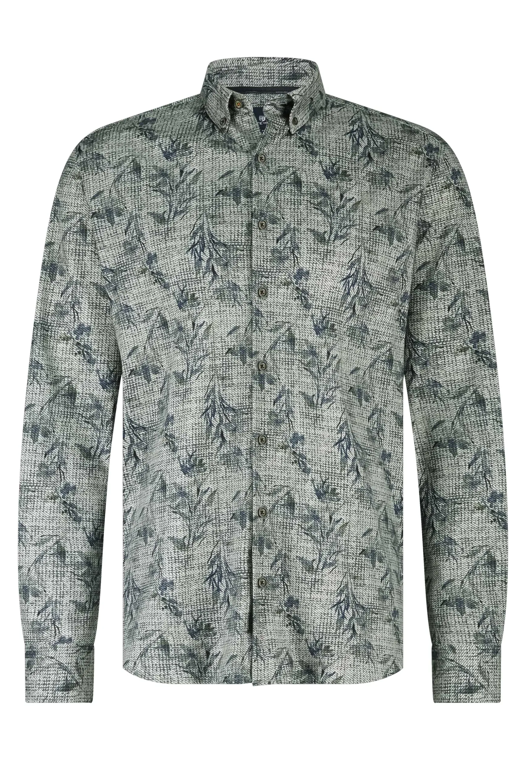 Jersey overhemd met all-over print