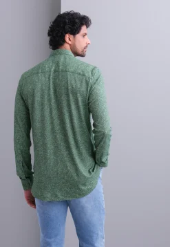 Jersey overhemd van katoen