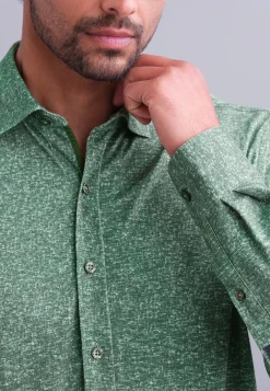 Jersey overhemd van katoen