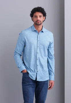 Jersey overhemd van katoen