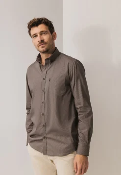 Katoenen overhemd met all-over print