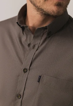 Katoenen overhemd met all-over print