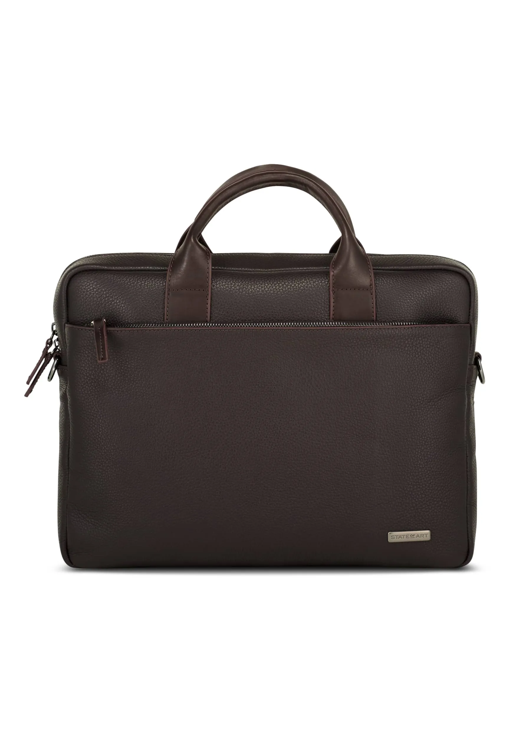 Laptoptas van kalfsleer