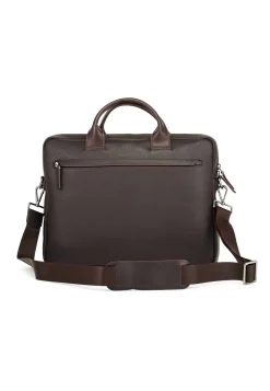 Laptoptas van kalfsleer