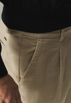 NAVIGATOR chino in stretchstof met bandplooien