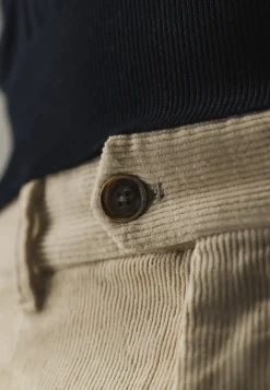 NAVIGATOR chino in stretchstof met bandplooien