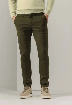 NAVIGATOR twill chino in stretchstof