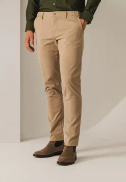 NAVIGATOR twill chino in stretchstof