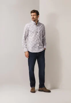 Overhemd met bloemenprint
