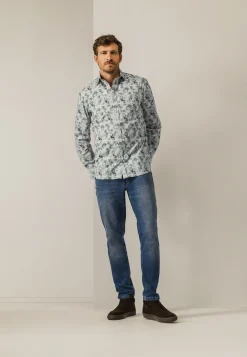 Overhemd met bloemenprint
