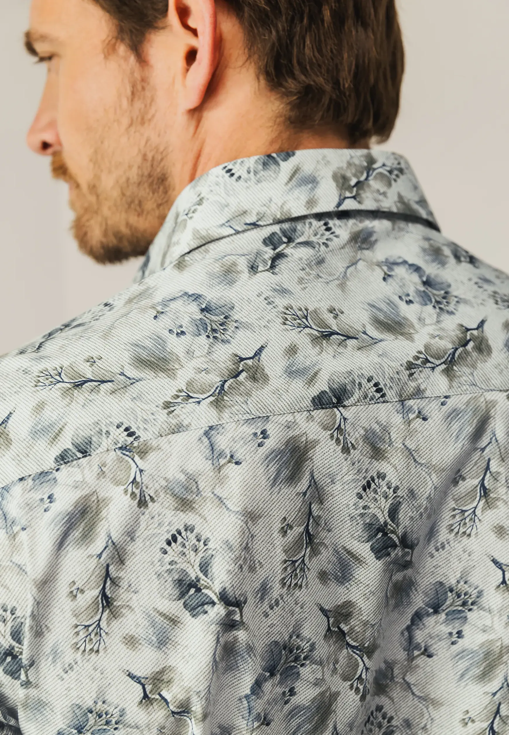 Overhemd met bloemenprint