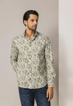 Overhemd met botanische print