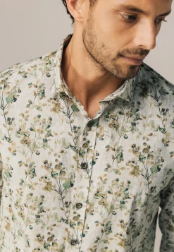 Overhemd met botanische print
