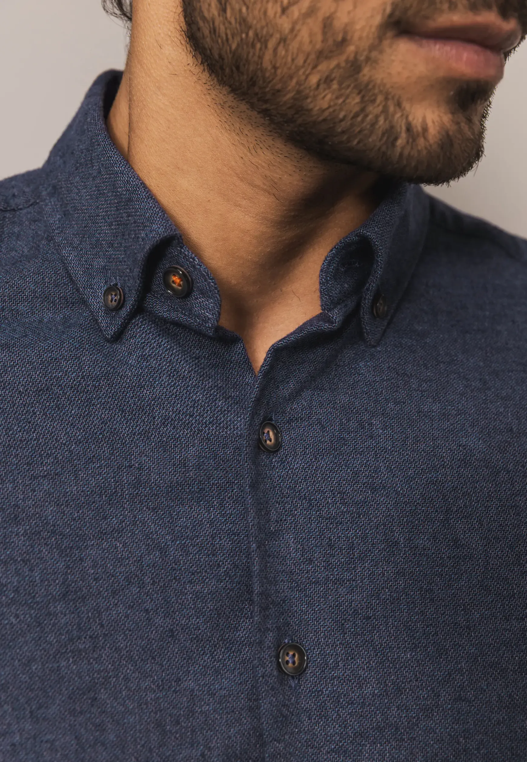 Overhemd met button-downkraag