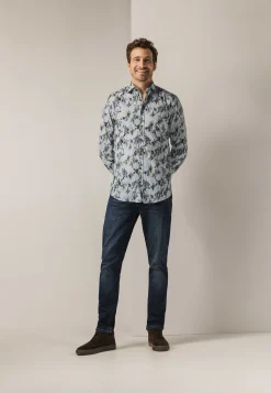 Overhemd met een botanische print