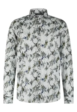 Overhemd met een botanische print