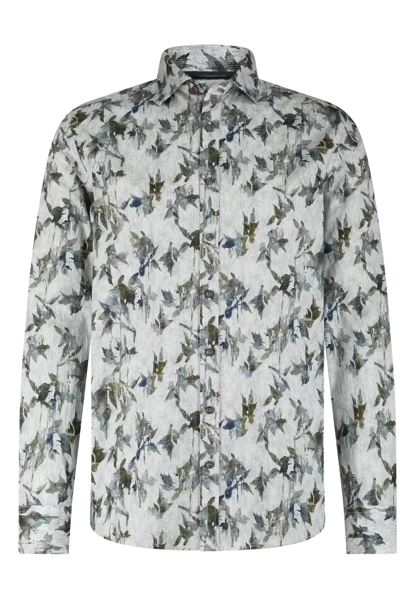 Overhemd met een botanische print