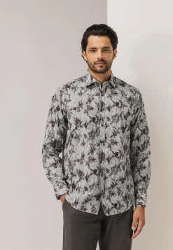 Overhemd met een botanische print
