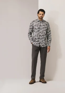 Overhemd met een botanische print