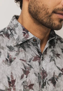 Overhemd met een botanische print