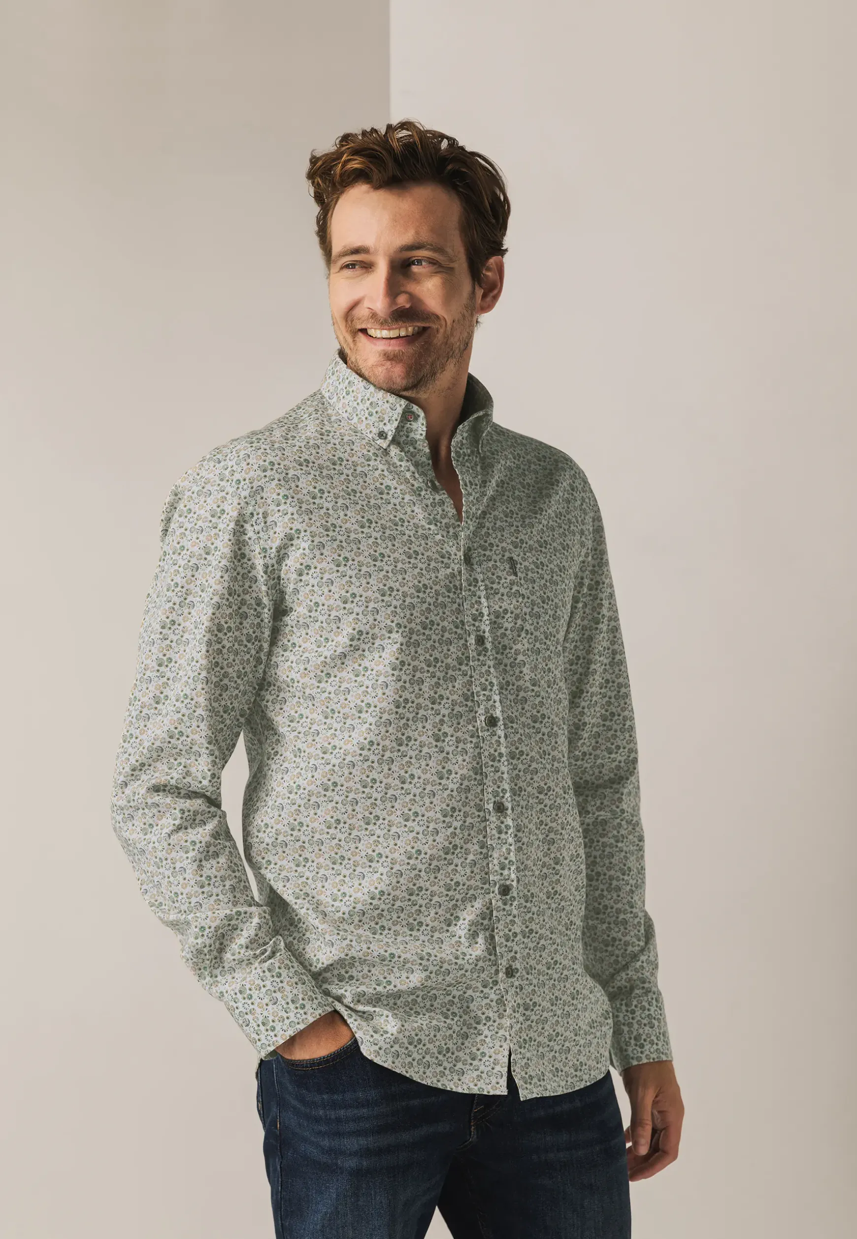 Overhemd met geometrische print