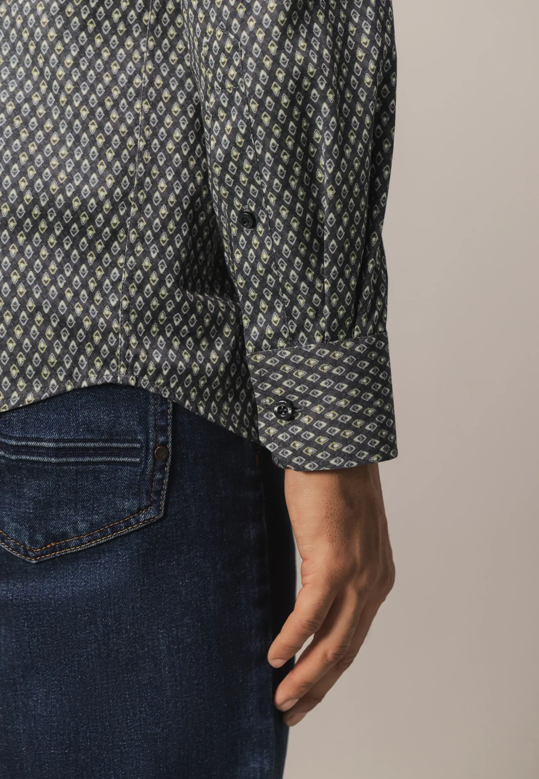 Overhemd met geometrische print