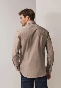 Overhemd met subtiele all-over print