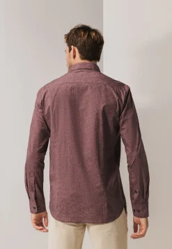 Overhemd met subtiele all-over print